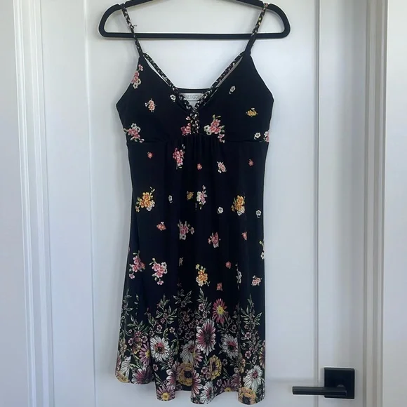 planet gold black dress Medium PLANET GOLD Black Mini Dress – The DARRling Garage main image 1